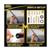 Mega Racer Antena de camión doblado compatible con AMFM_6