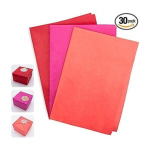 Papel de seda rojo surtido a granel 29.5 x 19.6 pulgadas_1
