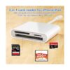 Lector de tarjetas SD CF para iPhone iPad adaptador_2