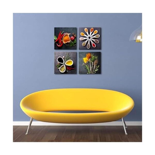 Pyradecor 4 piezas coloridas de especias y cuchara_5