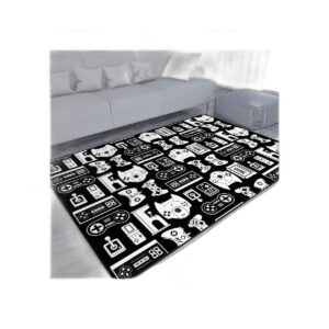 Alfombra de juego para adolescentes y niños con decoración_1