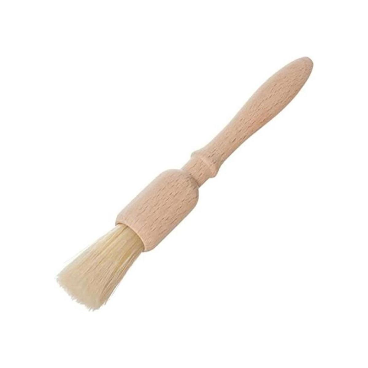 Redecker Cepillo de cerdas de cerdo natural con mango de