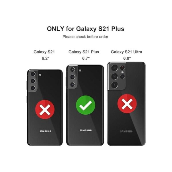 Jiunai Funda para Samsung S21 Plus funda para Galaxy S21_2