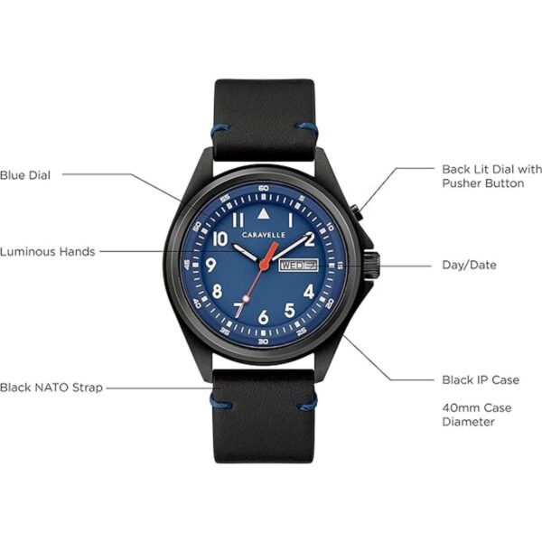 Caravelle Designed by Bulova Traditional Quartz Mens_5