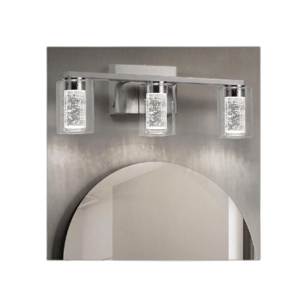 Luces de tocador de níquel cepillado 3 luces de baño_1