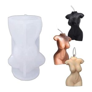 Moldes de vela en forma de cuerpo para hacer velas molde
