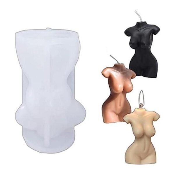 Moldes de vela en forma de cuerpo para hacer velas molde