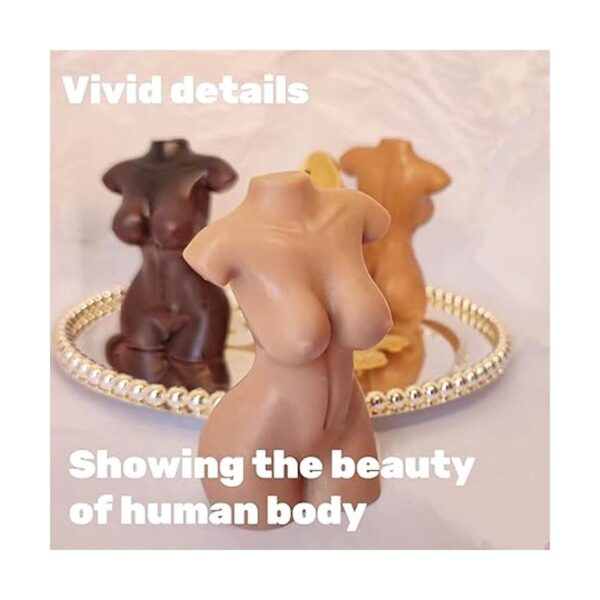 Moldes de vela en forma de cuerpo para hacer velas molde