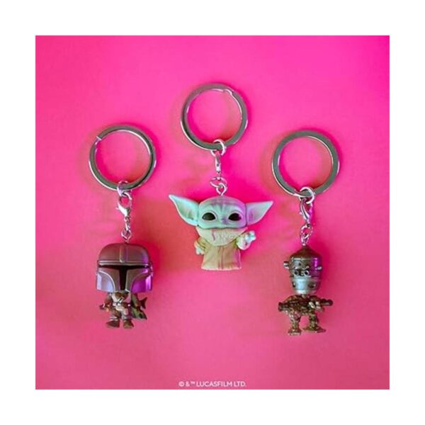 Funko Pop Llavero Edición de El mandaloriano El Niño_4