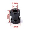 Readytosky RC Car 0.472 in Hex Wheel Hub Drive Adaptador_3