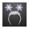 Diadema con diseño de copos de nieve con luces LED blancas_1