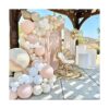 Kit de arco de guirnalda de globos color blanco arena_1