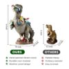 SOWSUN Estatuas de gnomos de jardín decoración para_2