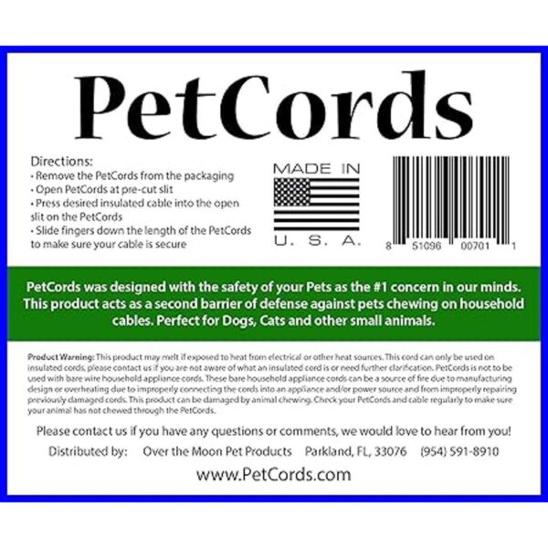 PetCords Mini protector de cable para perros y gatos de