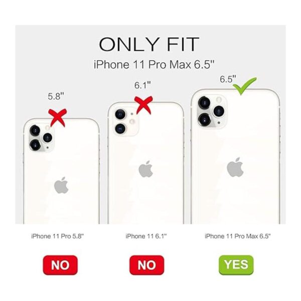 BENTOBEN Funda compatible con iPhone 11 Pro Max 2 en 1_2