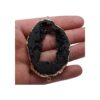 5 piezas de eslabones de ágata drusa natural collar y