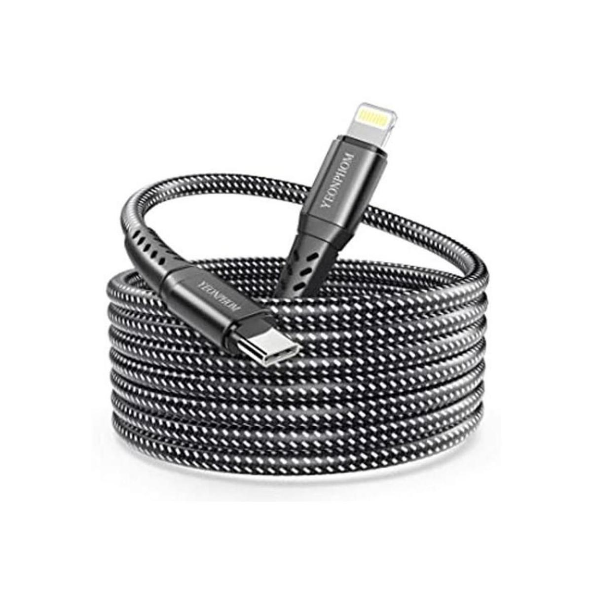 YEONPHOM Cable USB C a Lightning de 10 pies certificado