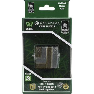 Rompecabezas de metal COIL Hanayama nivel 3 de dificultad_1