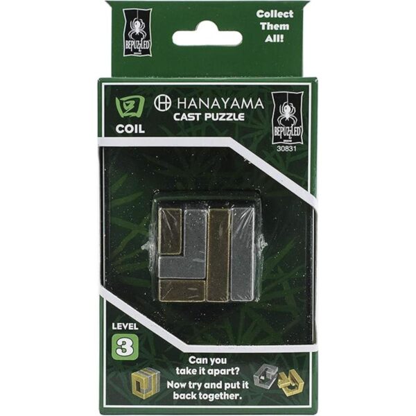 Rompecabezas de metal COIL Hanayama nivel 3 de dificultad_1