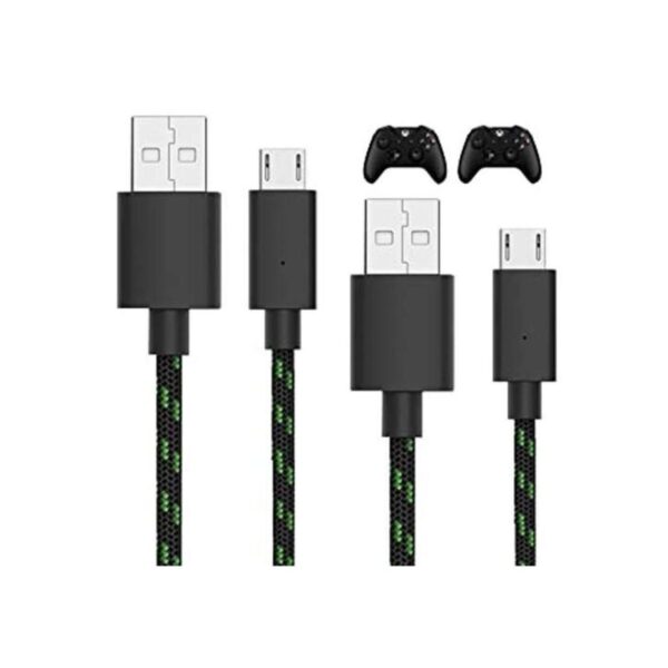TALK WORKS Controller Charger Cord for Xbox One 2 Pack 10_1