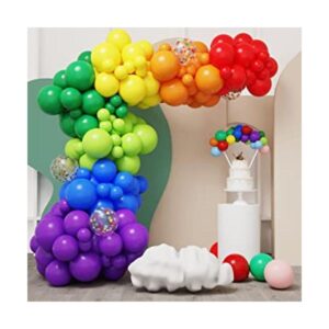 RUBFAC Kit de arco de guirnalda de globos de arco iris_1