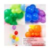 RUBFAC Kit de arco de guirnalda de globos de arco iris_5