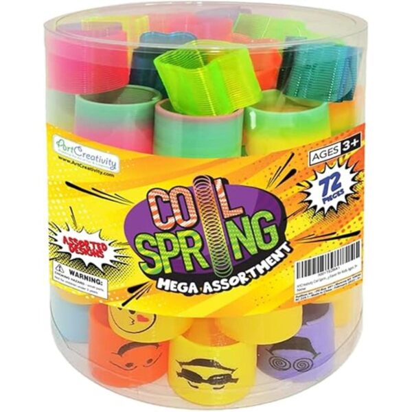 ArtCreativity Bobina de resorte surtido Mini Slinky Mega_3