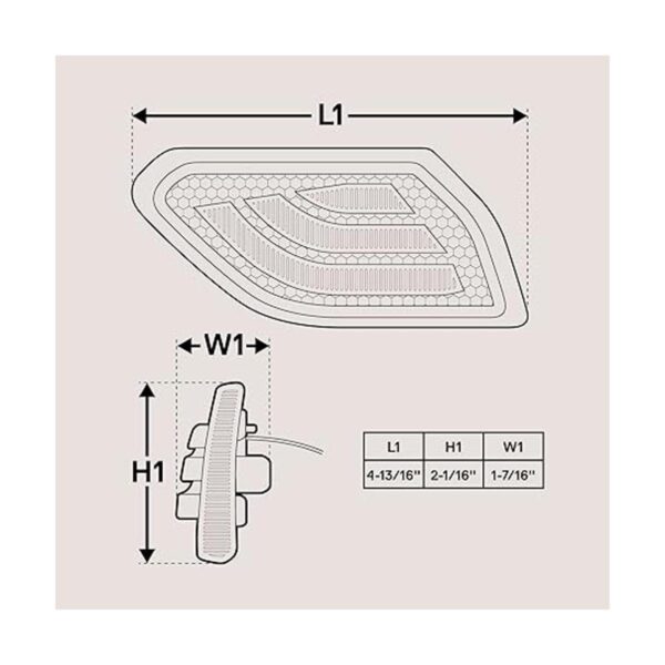 Luz de direccional LED de repuesto para Jeep 2018_4