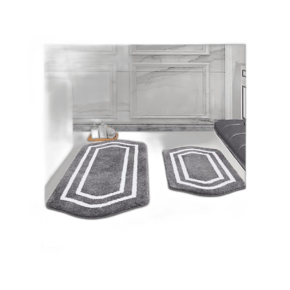 COSY HOMEER Juego de alfombras de baño extra gruesas