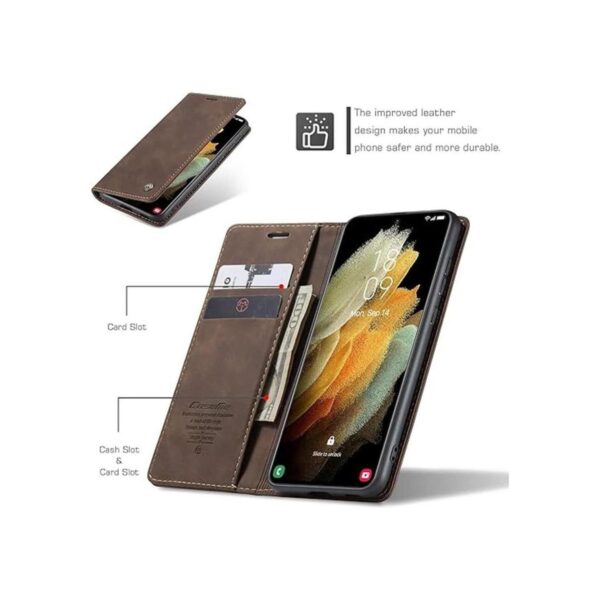 Kowauri Funda con tapa para Samsung Galaxy S21 Ultra 5G_4