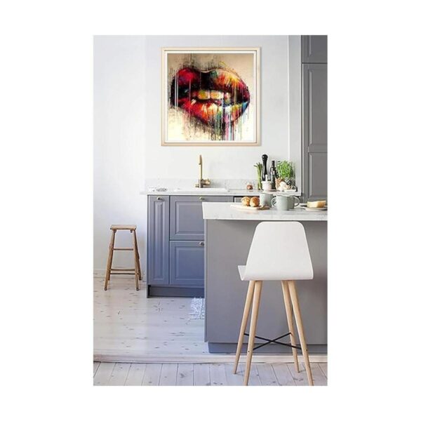 Pintura de diamante 5D DIY con adornos de labios sexys por