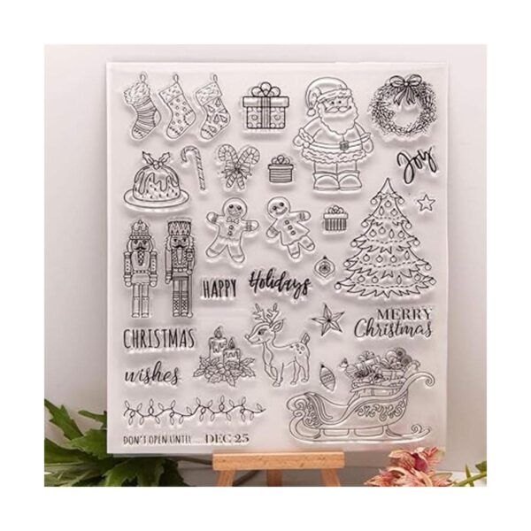 KWELLAM Corona de árbol de Papá Noel de gran tamaño para_2