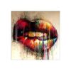Pintura de diamante 5D DIY con adornos de labios sexys por