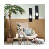 MISUMISO Juego de 2 apliques para velas de pared