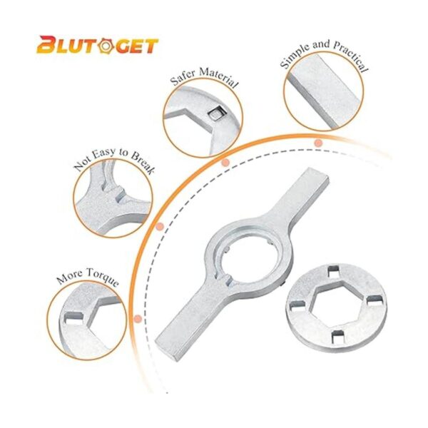 Blutoget TB123A Llave inglesa de arandela compatible con