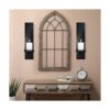 MISUMISO Juego de 2 apliques para velas de pared