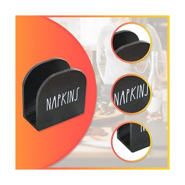 Servilleteros moderno soporte para servilletas de madera