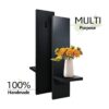 MISUMISO Juego de 2 apliques para velas de pared