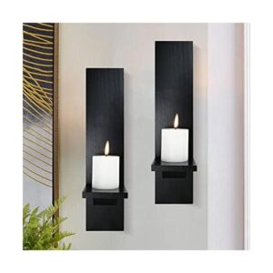 MISUMISO Juego de 2 apliques para velas de pared