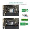 Deal4GO NVMe M.2 2230 2242 mSATA SSD adaptador convertidor_2