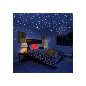 Estrellas brillantes para techo o pared pegatinas de