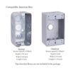 Cloudy Bay Luz LED de bajo voltaje de 12 V y 3 colores