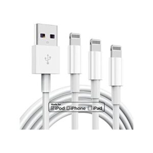 Paquete de 3 cables de 6 pies con certificación MFi de_1