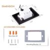 Cloudy Bay Luz LED de bajo voltaje de 12 V y 3 colores