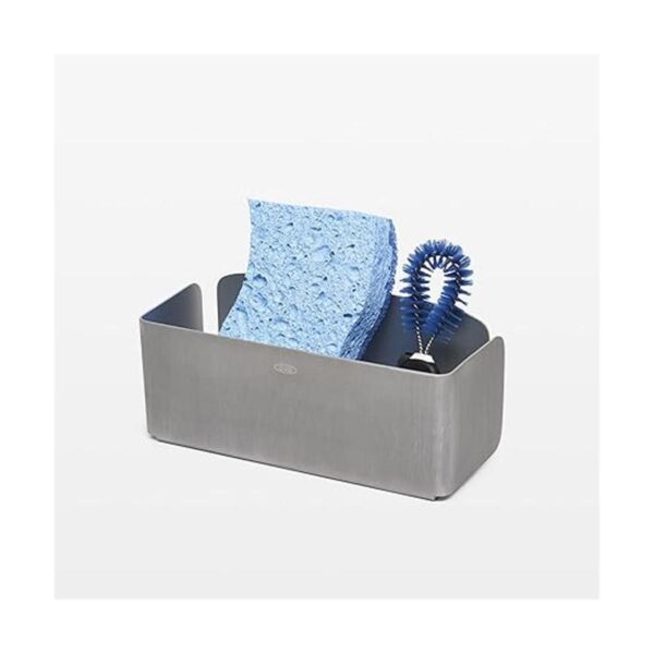 OXO Soporte Esponja de Succión en aluminio inoxidable_6