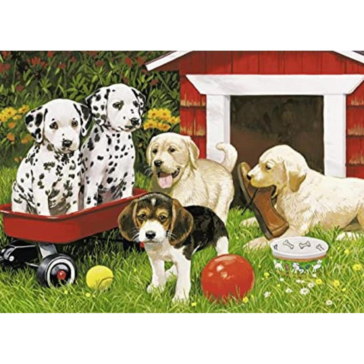 Ravensburger Fiesta de cachorros Rompecabezas de 60