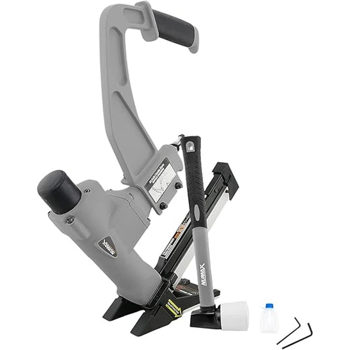 NuMax SFL618 Clavadora y grapadora neumática 3 en 1 de