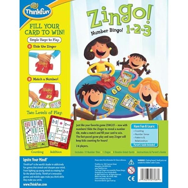 ThinkFun Zingo 123 Bingo_4