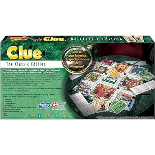 Jego de mesa de misterio de Winning Moves Clue Edición_3