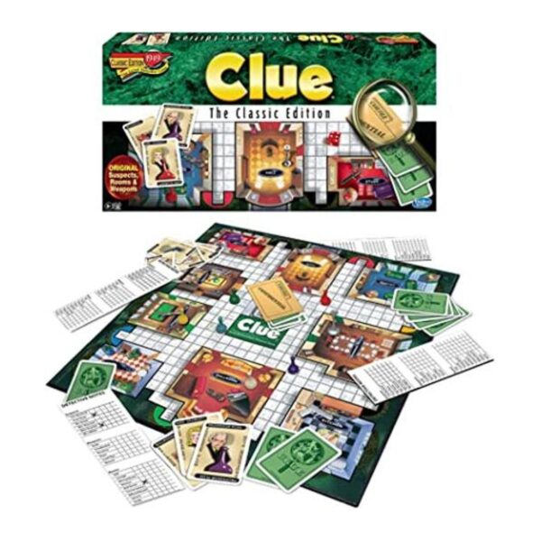 Jego de mesa de misterio de Winning Moves Clue Edición_1